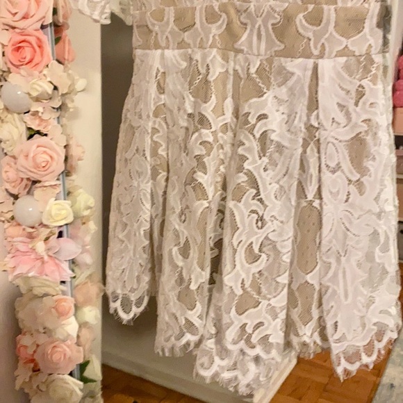 🚫SOLD ON DEPOP🚫 White lace romper - Picture 4 of 9